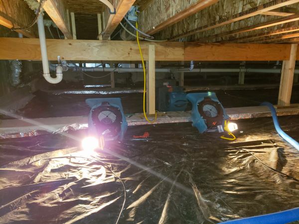 Crawlspace Water Removal in Placerville